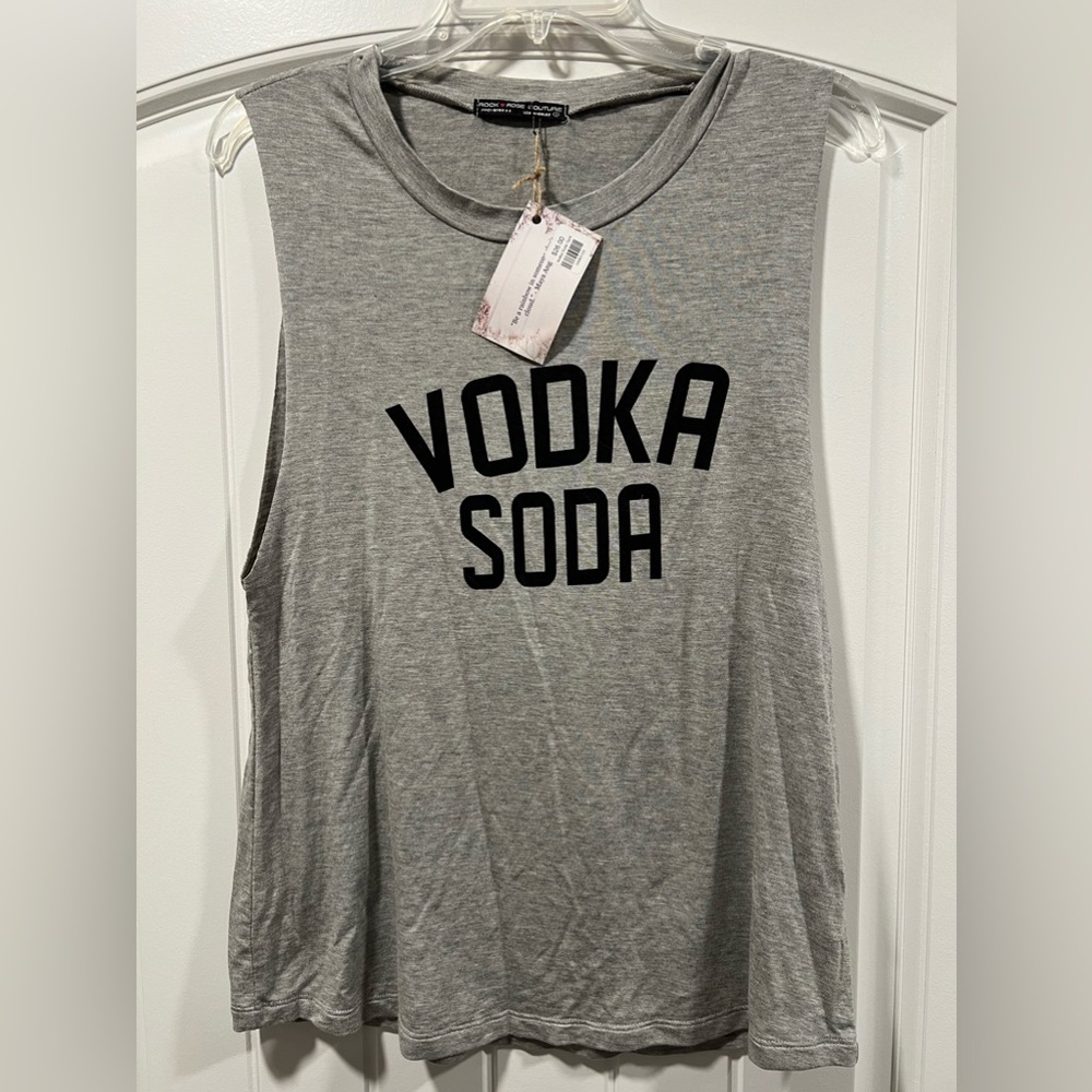 Vodka Soda Tank Top Women Size Small